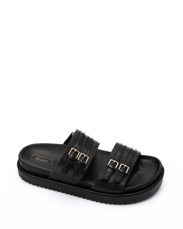 KND-DJTV-005 Leather Belt Slipper