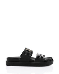 KND-DJTV-005 Leather Belt Slipper
