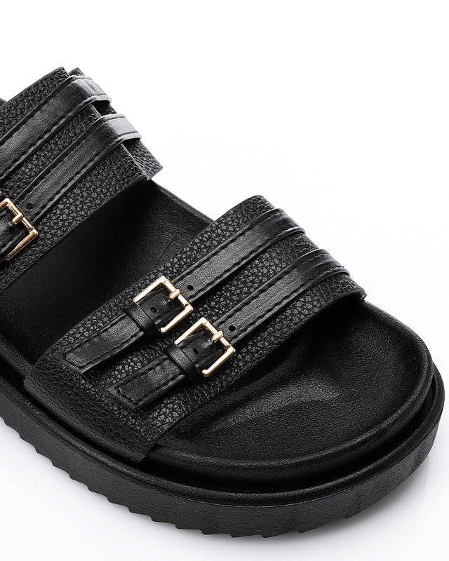 KND-DJTV-005 Leather Belt Slipper