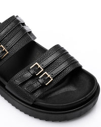 KND-DJTV-005 Leather Belt Slipper