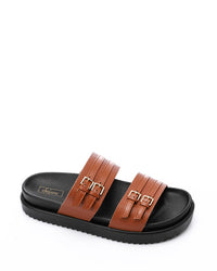 KND-DJTV-005 Leather Belt Slipper