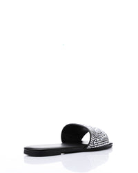 KND-DJTV-011 Flat Slipper With Strass