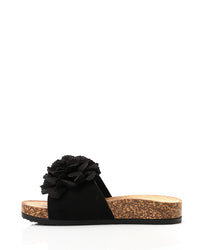 KND-DJTX-006 3D Floral Appliqué Pattern Slippers