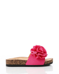 KND-DJTX-006 3D Floral Appliqué Pattern Slippers