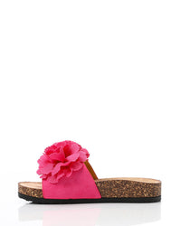 KND-DJTX-006 3D Floral Appliqué Pattern Slippers