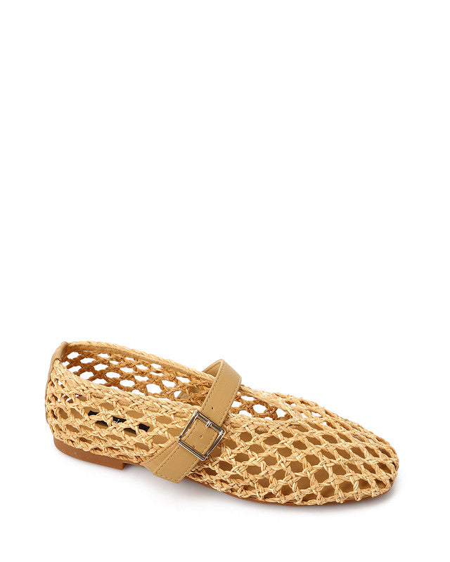 KND-DJTX-018 Adjustable Buckle Strap Closure Flats