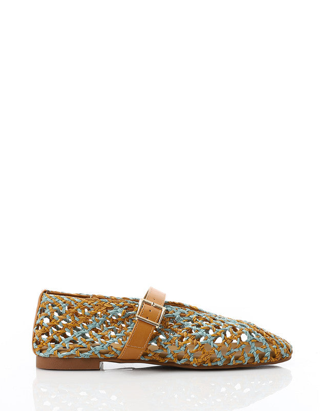KND-DJTX-018 Adjustable Buckle Strap Closure Flats