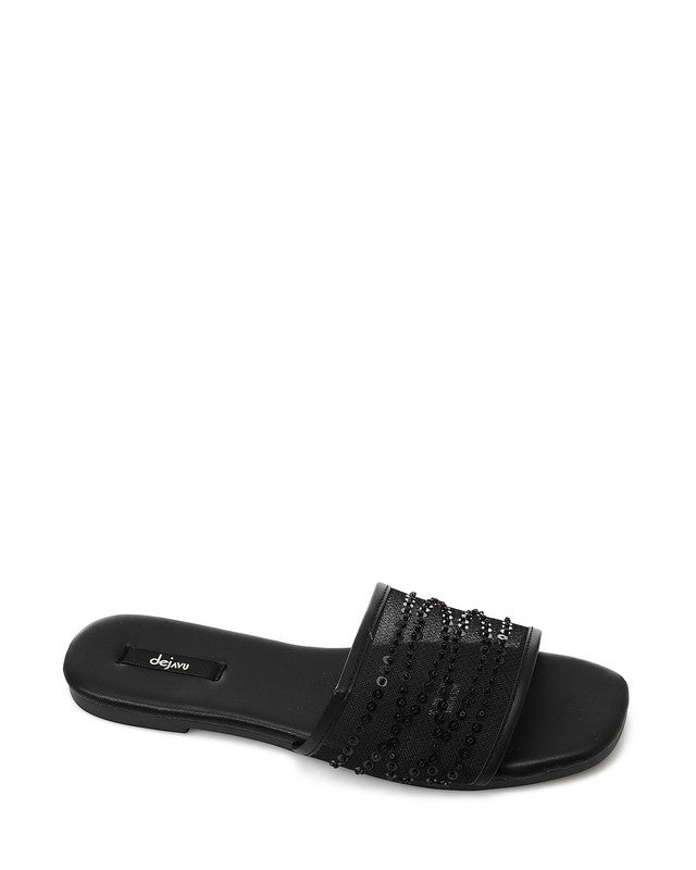 KND-DJTX-021 Open Square Toe Shape Slides