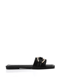 KND-DJTX-023 Open Square Toe Shape Slides