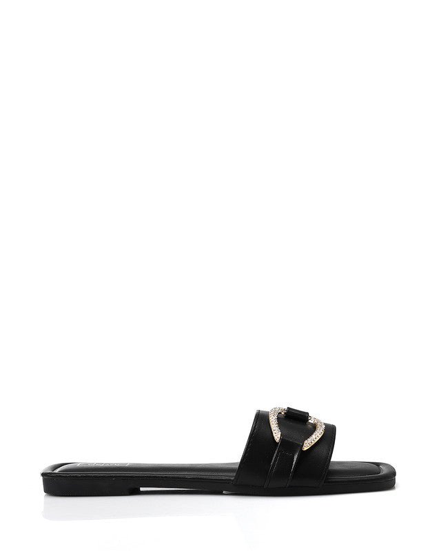 KND-DJTX-023 Open Square Toe Shape Slides