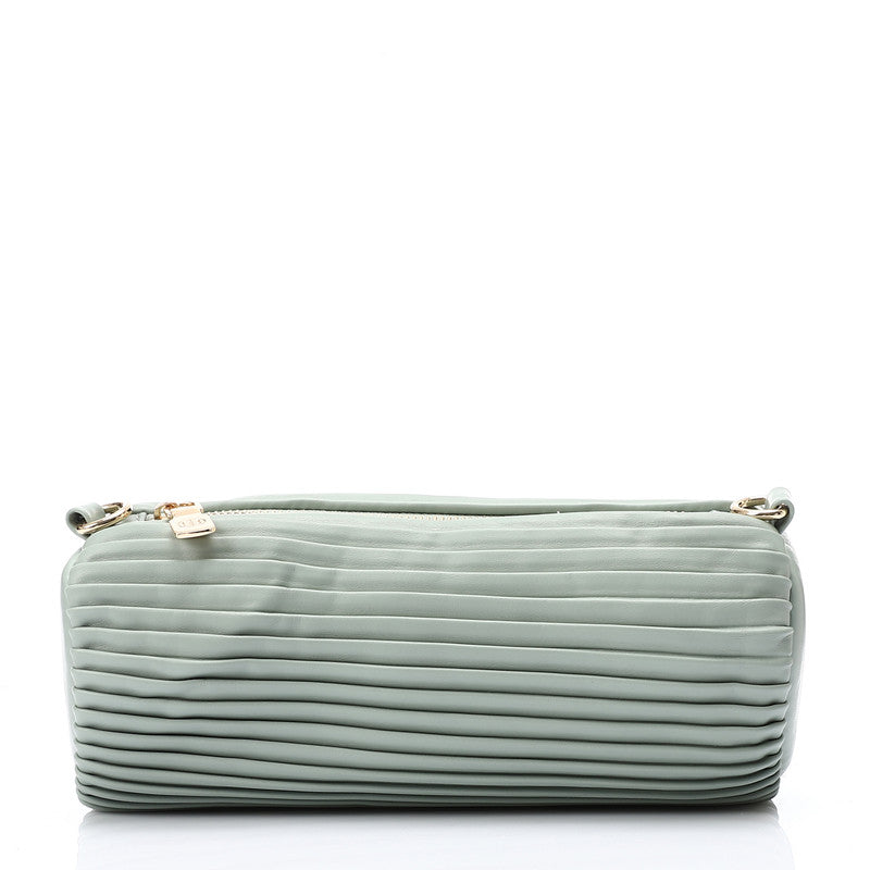 LID-DJTV-006 Zipper Closure Plisse Cross Bag