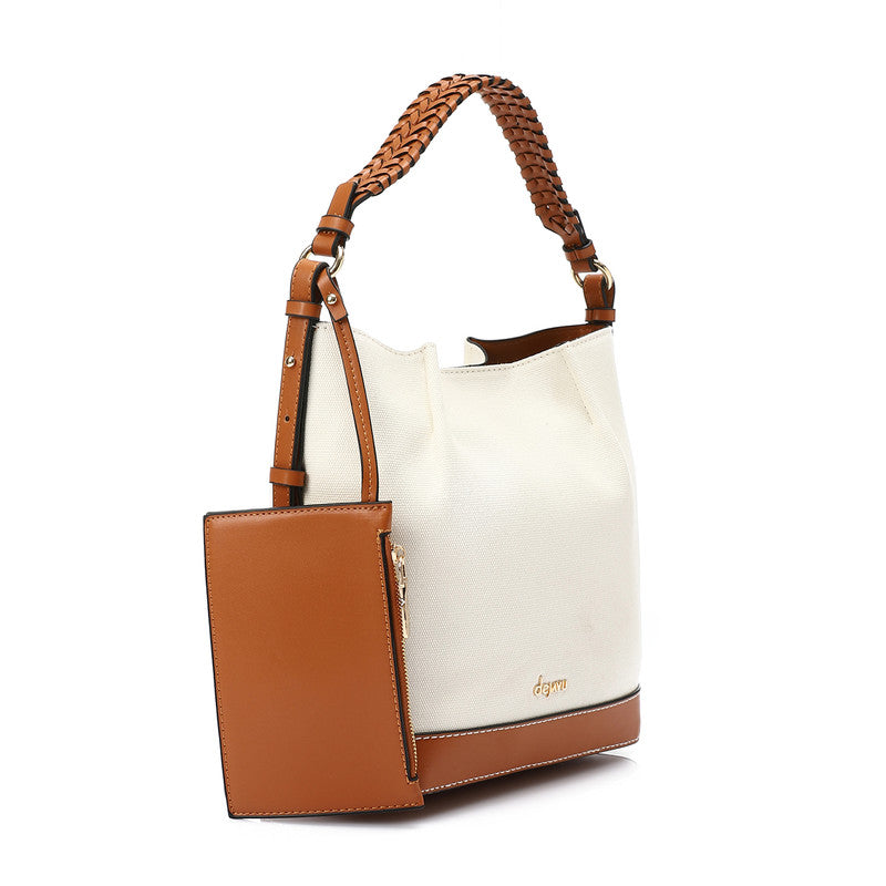 LID-DJTV-014 Braided Handle Handbag
