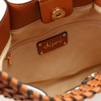 LID-DJTV-014 Braided Handle Handbag
