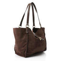 LID-DVTX-001 Suede Magnet Shoulder Bag