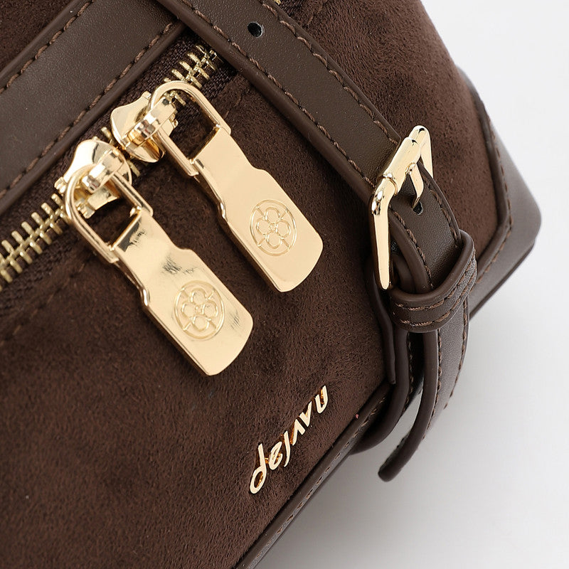 LID-DVTX-002 Suede Handbag