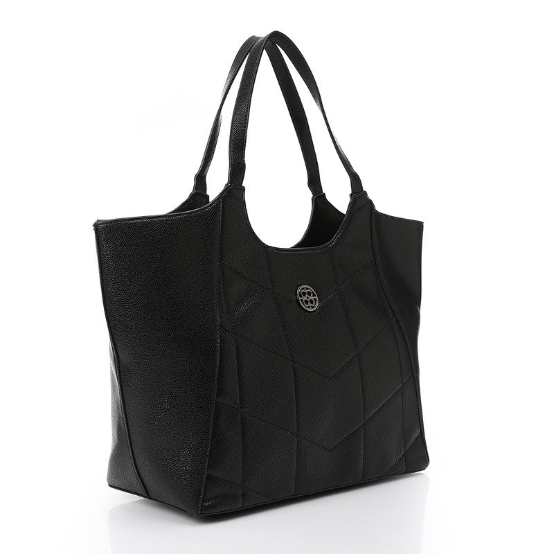 LID-DVTX-004  Pattenerned Leather Shoulder Bag
