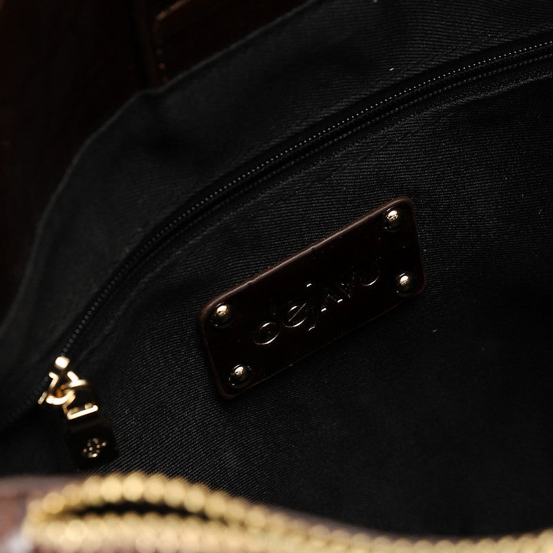 LID-DVTX-005  Croc Embossed Zipper Handbag