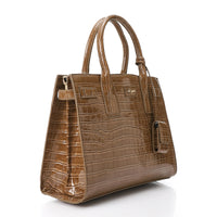 LID-DVTX-005  Croc Embossed Zipper Handbag
