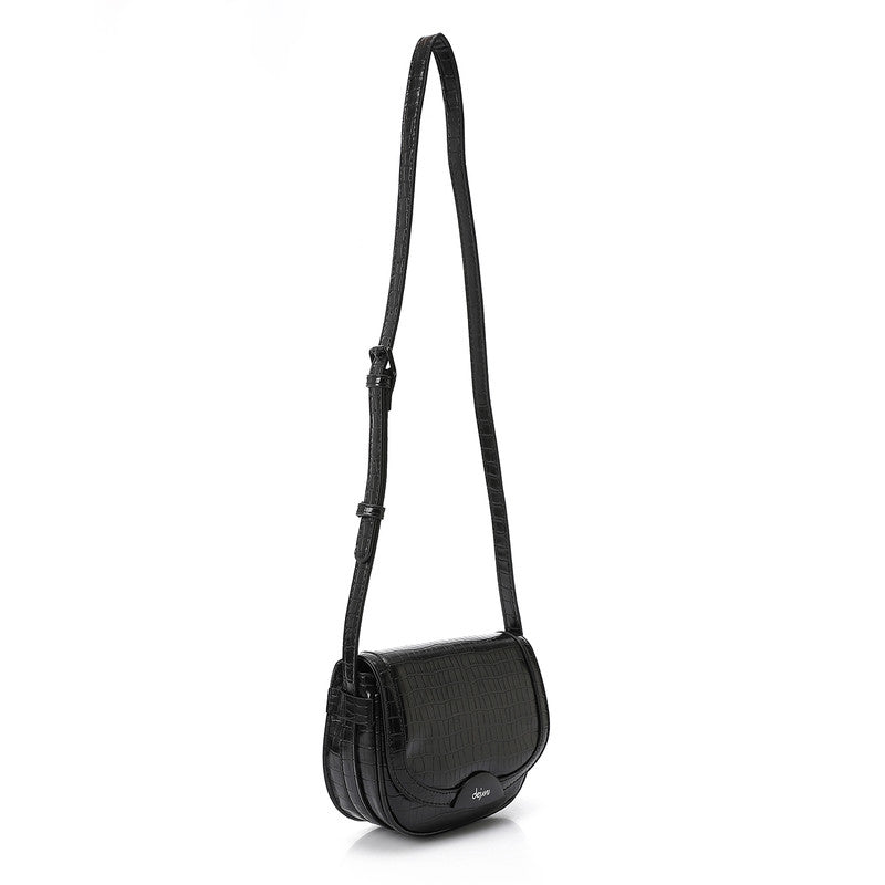 LID-DVTX-007 Leather Croc Crossbag
