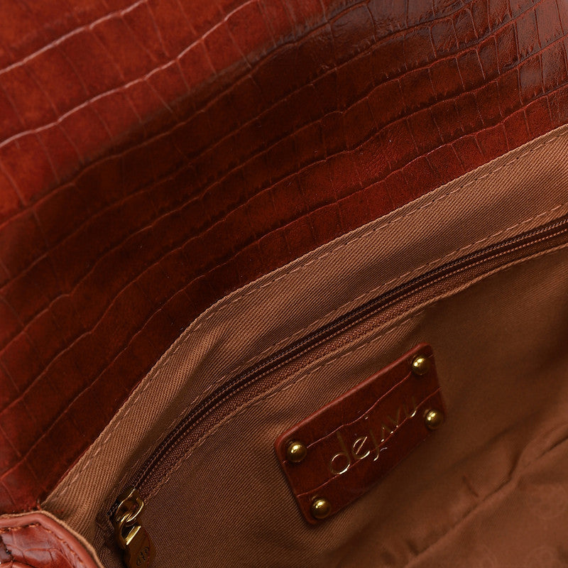 LID-DVTX-007 Leather Croc Crossbag