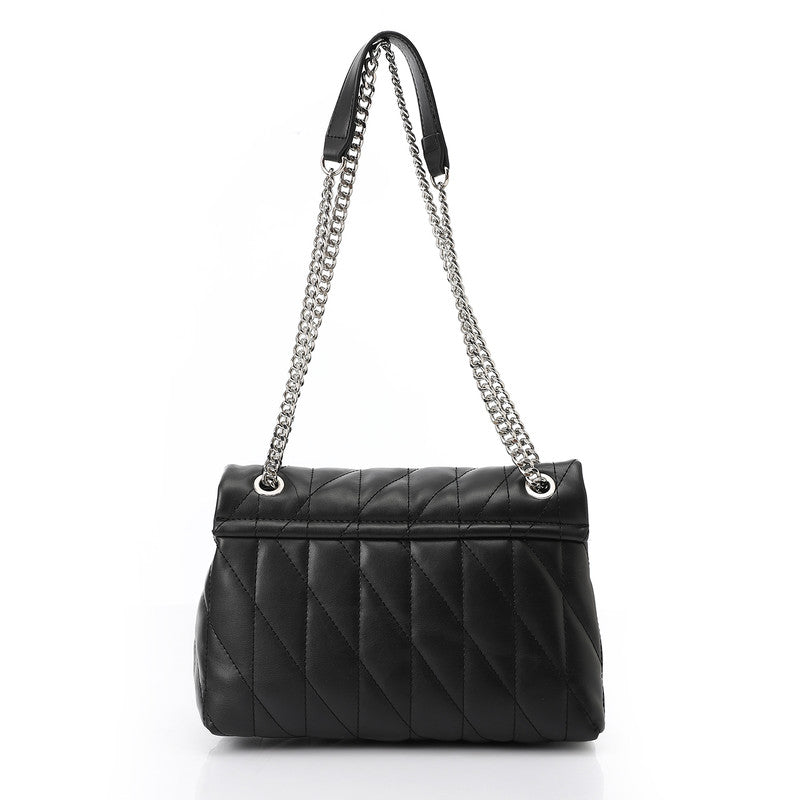 LID-DVTX-016 Cross Patterened Shoulder Bag