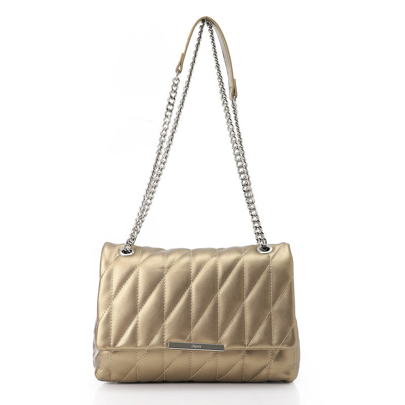 LID-DVTX-016 Cross Patterened Shoulder Bag