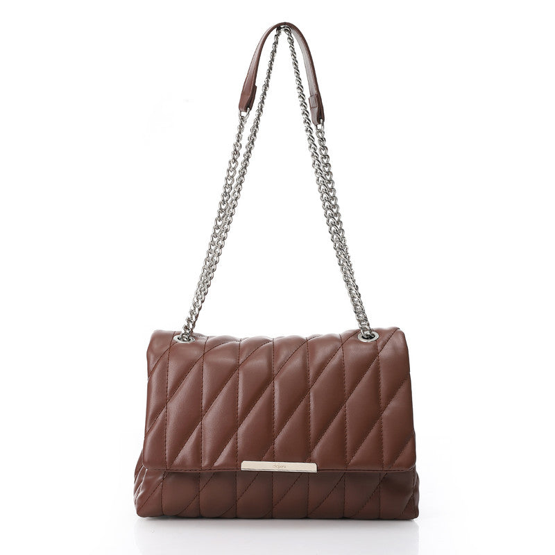 LID-DVTX-016 Cross Patterened Shoulder Bag