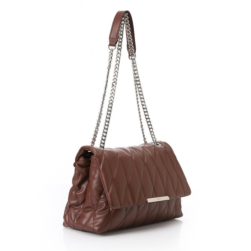 LID-DVTX-016 Cross Patterened Shoulder Bag