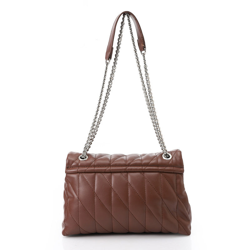 LID-DVTX-016 Cross Patterened Shoulder Bag