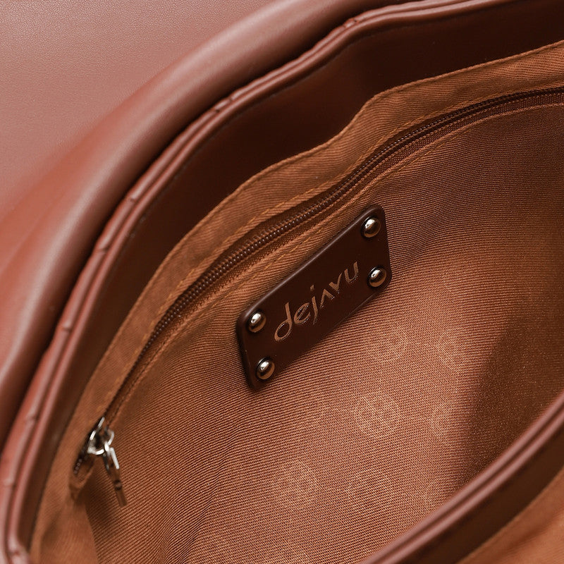 LID-DVTX-016 Cross Patterened Shoulder Bag