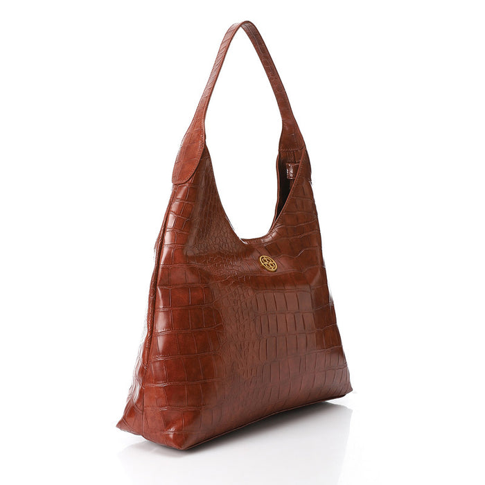 LID-DVTX-021 Croc Leather Shoulder Bag