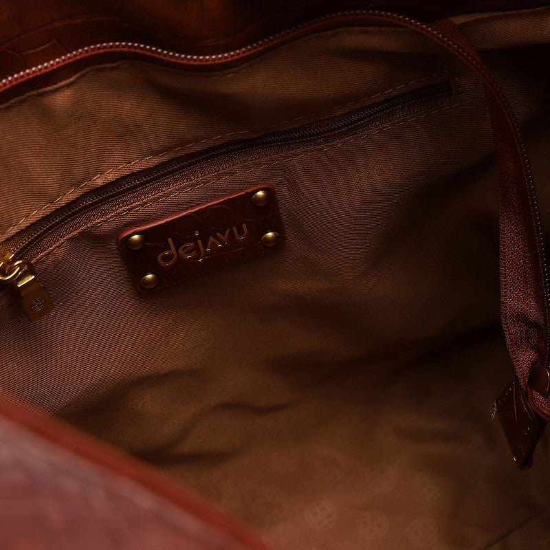 LID-DVTX-021 Croc Leather Shoulder Bag