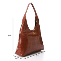 LID-DVTX-021 Croc Leather Shoulder Bag