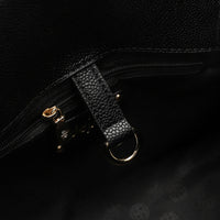 LID-DVTX-027  Bowler Leather Handbag