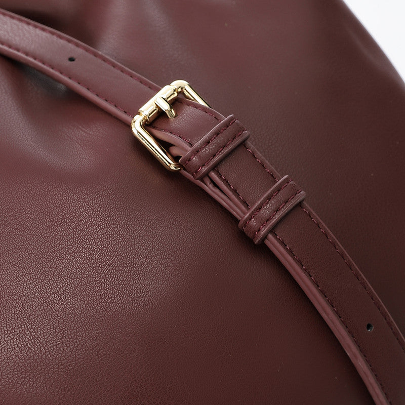 LID-DVTX-030 Solid Plain Chic Handbag