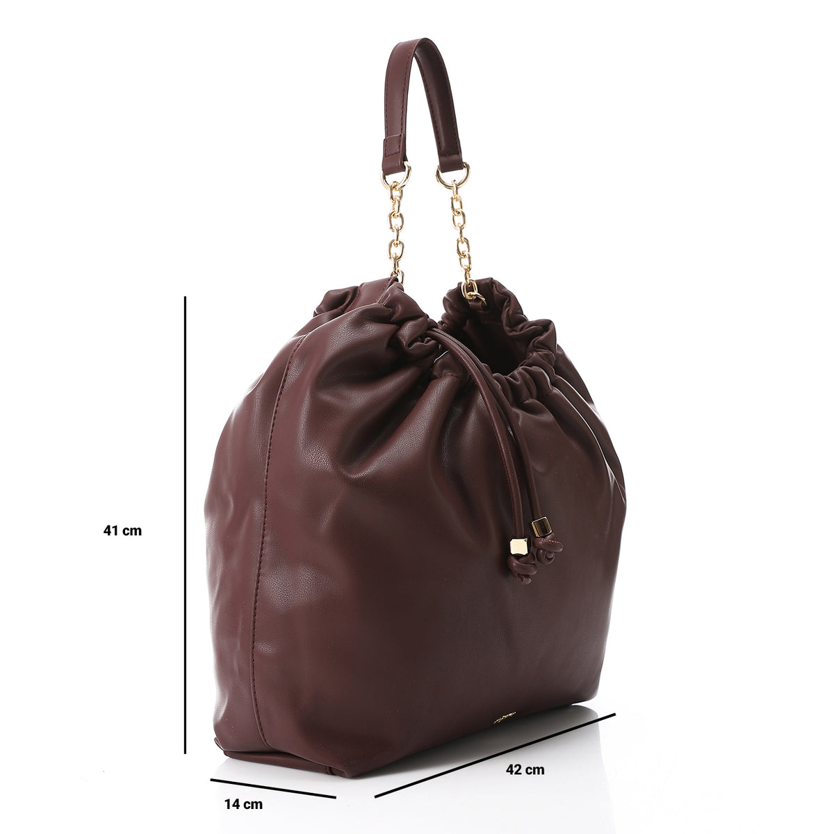 LID-DVTX-030 Solid Plain Chic Handbag