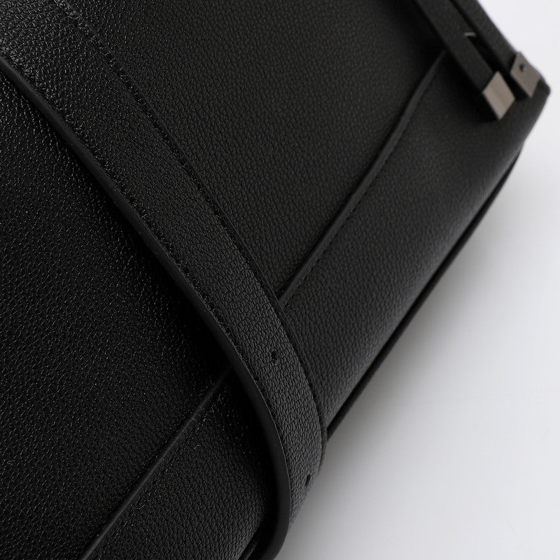 LID-DVTX-032 Zipper Closure Leather Handbag