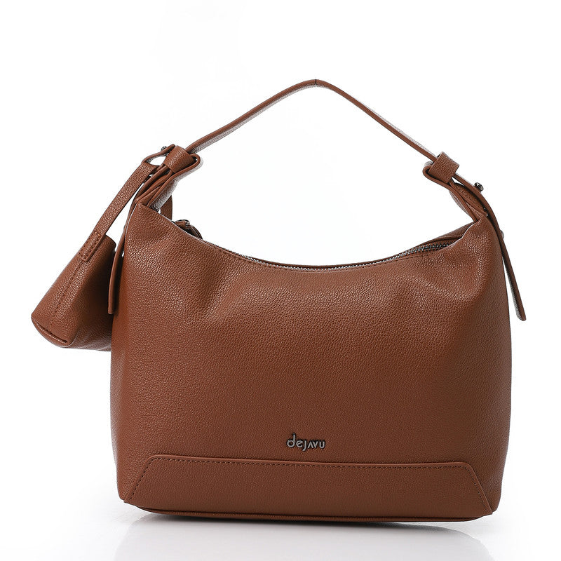 LID-DVTX-032 Zipper Closure Leather Handbag