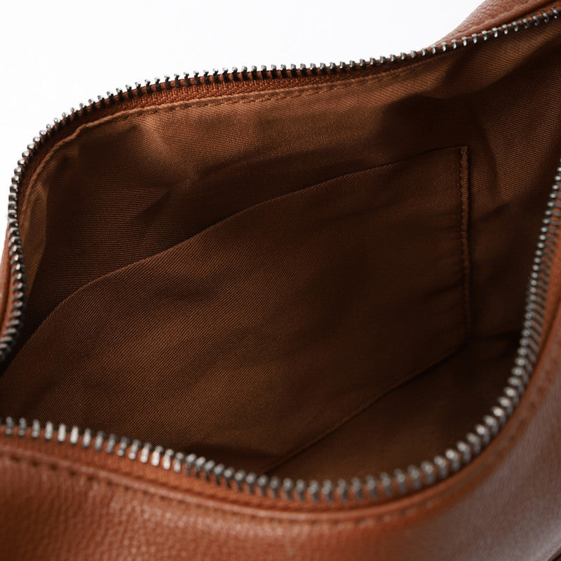 LID-DVTX-032 Zipper Closure Leather Handbag