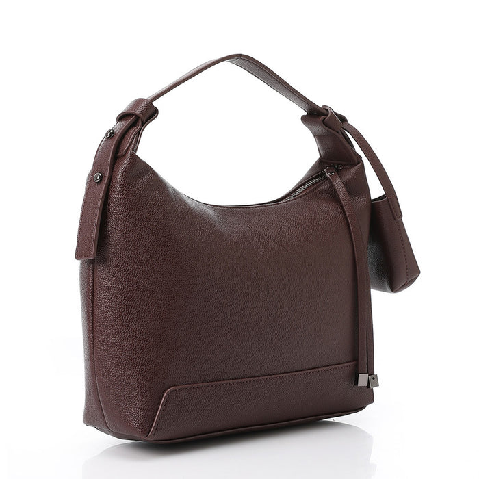 LID-DVTX-032 Zipper Closure Leather Handbag