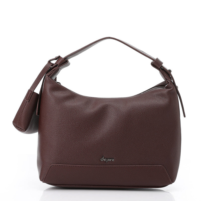 LID-DVTX-032 Zipper Closure Leather Handbag