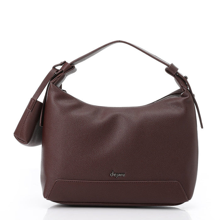 LID-DVTX-032 Zipper Closure Leather Handbag