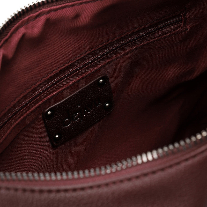 LID-DVTX-032 Zipper Closure Leather Handbag