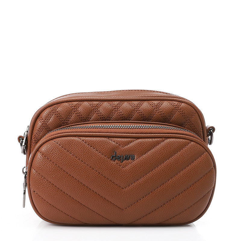 LID-DVTX-033  Studded Leather Shoulder Bag