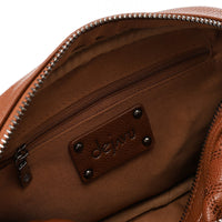 LID-DVTX-033  Studded Leather Shoulder Bag