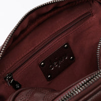 LID-DVTX-033  Studded Leather Shoulder Bag