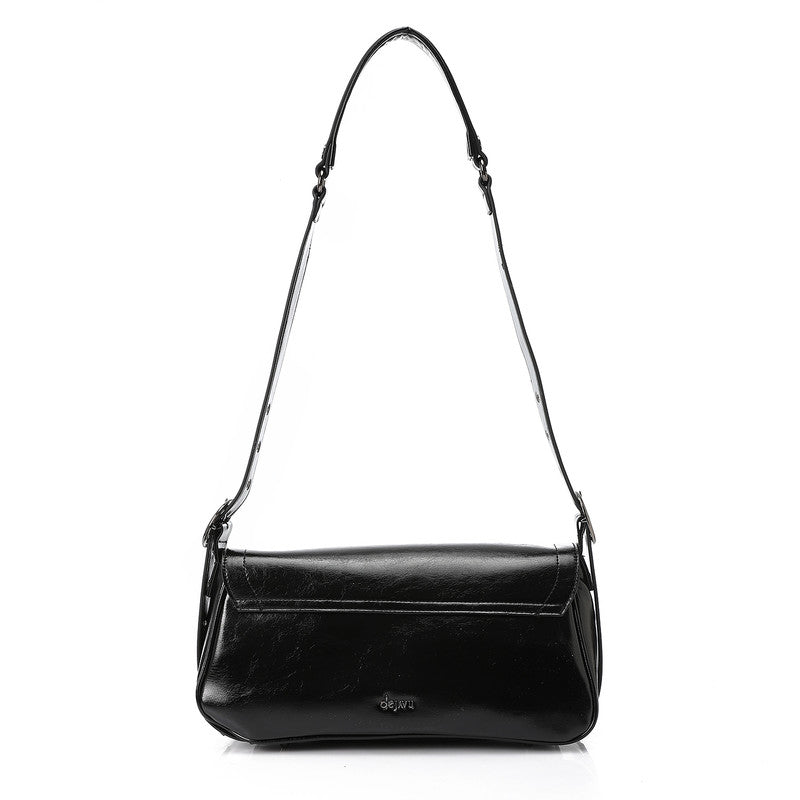 LID-DVTX-034 Switch Lock Plain Shoulder Bag