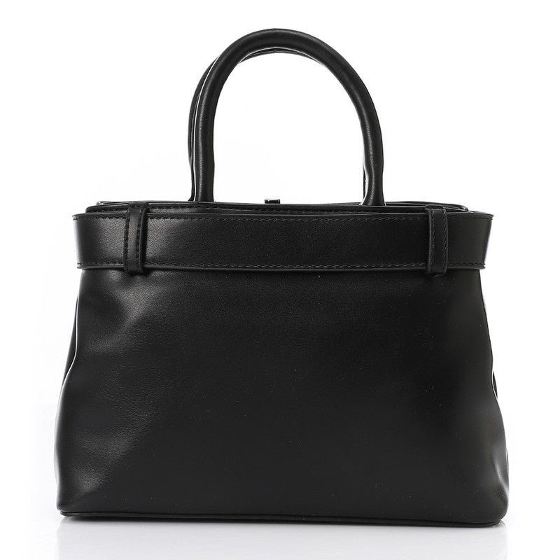 LID-DVTX-036 Squared Shaped Leather Handbag