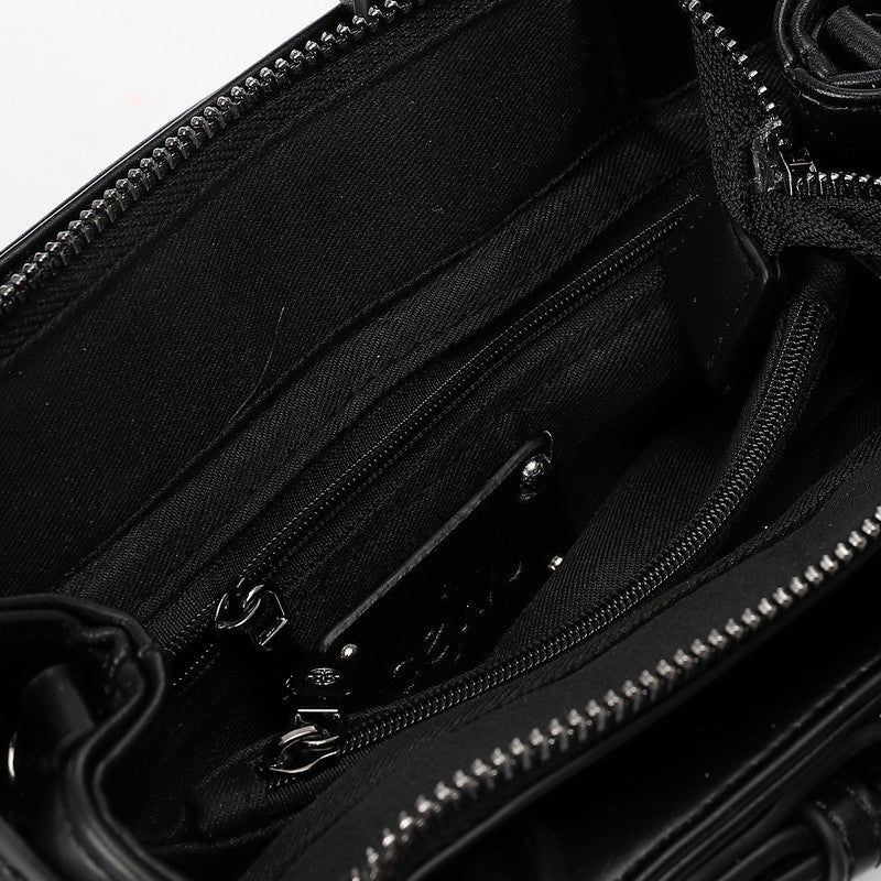 LID-DVTX-036 Squared Shaped Leather Handbag