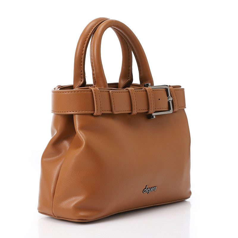 LID-DVTX-036 Squared Shaped Leather Handbag